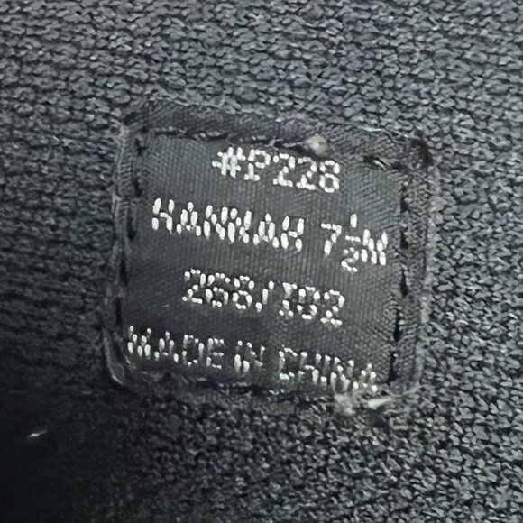 VTG Coach Women’s 7.5 Black Leather Monogram Hiking Boots Chunky Gorpcore Y2K - Picture 11 of 11